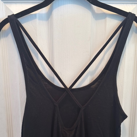 Xhilaration Black Tank Top with White Mermaid Print - Picture 5 of 5